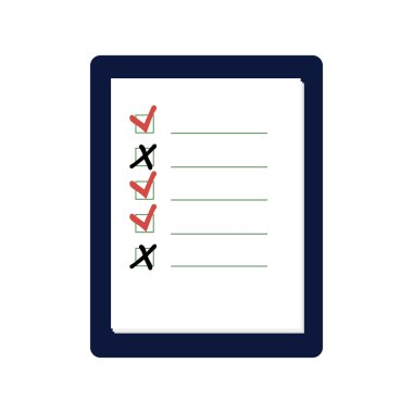 Defter ile yapılacaklar listesi.