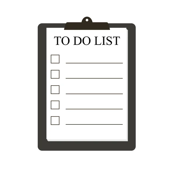 Defter ile yapılacaklar listesi.