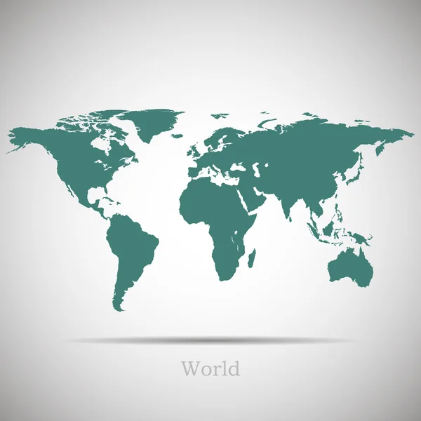 世界地図背景 — ストックベクタ