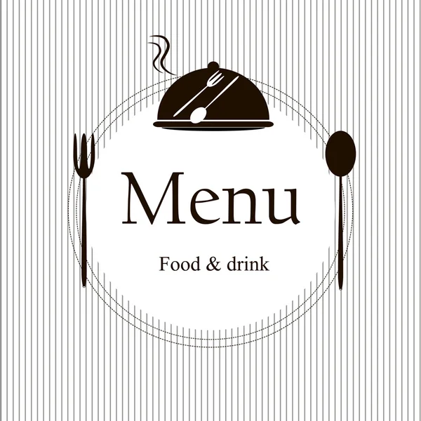 Diseño de menú de restaurante — Vector de stock