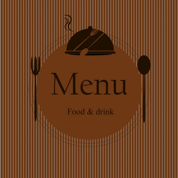 Diseño de menú de restaurante — Vector de stock