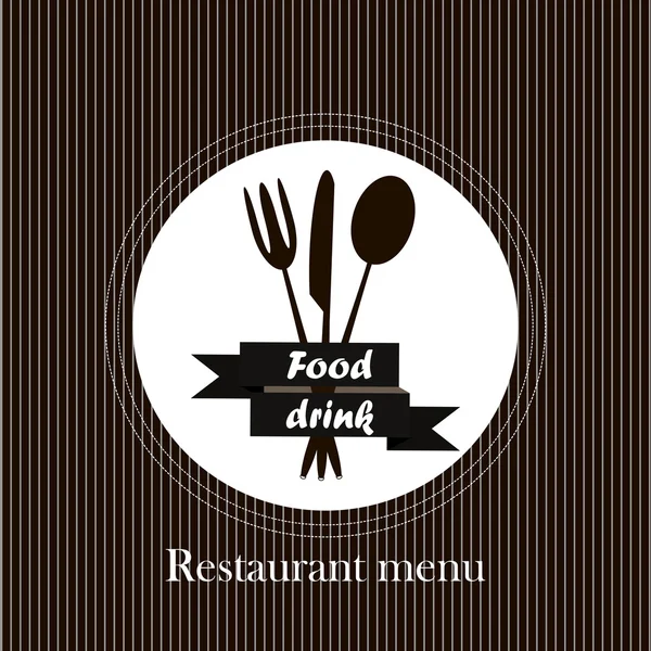 Diseño de menú de restaurante — Vector de stock