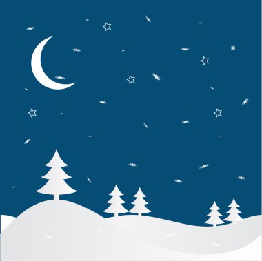 Merry christmas peyzaj.