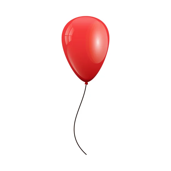 Κόκκινο εικονίδιο μπαλονιού — Διανυσματικό Αρχείο