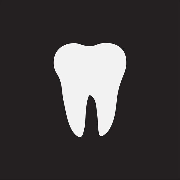Siyah ve beyaz diş simgesi
