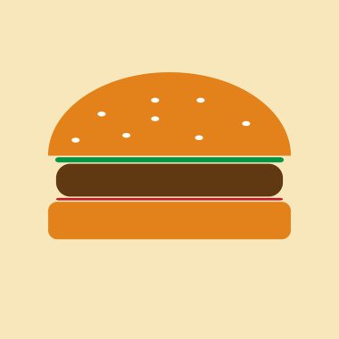 Düz Burger Simgesi