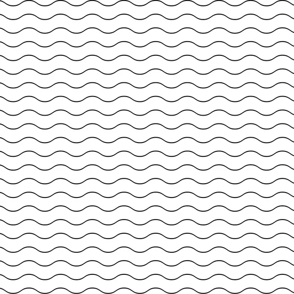 Seamless wavy line pattern — Stock Vector