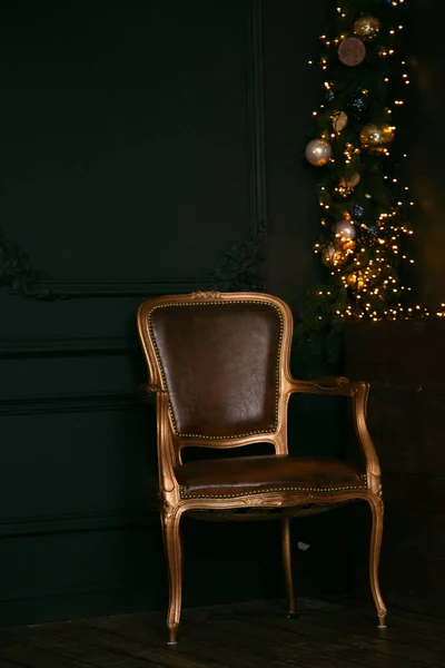 Yeni yıl dekoru, güzel bir yılbaşı ağacı