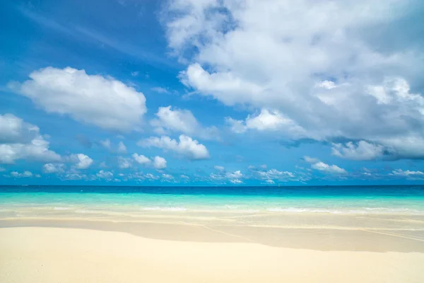 Schöner Strand und tropisches Meer — Stockfoto