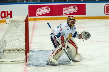 Moskova - 30 Nisan 2016: Oyuncular Rus Milli takım ve 