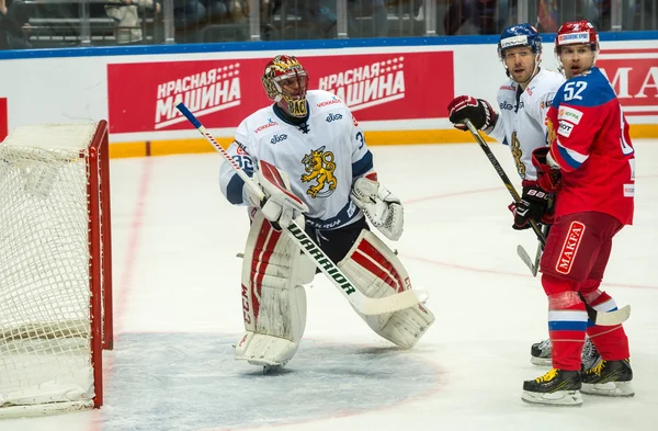 МОСКВА - 30 апреля 2016 года: Игроки сборной России и — стоковое фото
