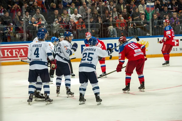 モスクワ - 2016 年 4 月 30 日: ロシア代表チーム選手と — ストック写真