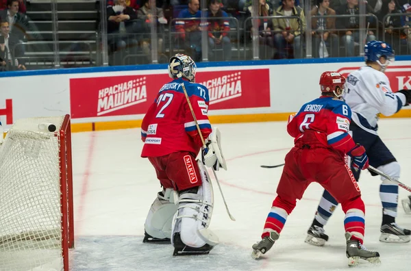 モスクワ - 2016 年 4 月 30 日: ロシア代表チーム選手と — ストック写真