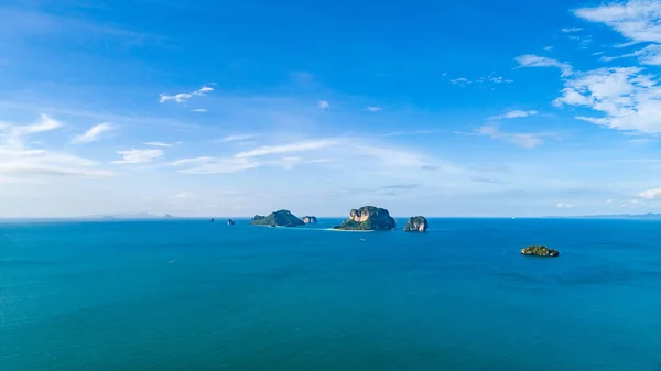 Railay Beach Thailand Krabi Province Aerial View Tropical Railay Pranang — Stock Photo, Image