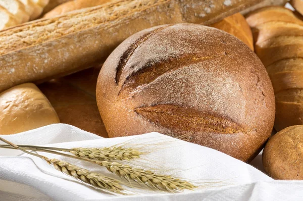 Assortment of baked bread — Stock Photo, Image