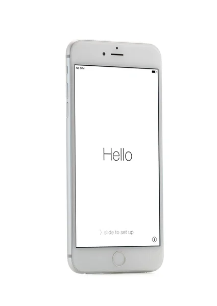 6 プラスはアップル社、アップルが開発したスマート フォンをリリース新しい iphone 6 モスクワ, ロシア連邦 - 2014 年 10 月 4 日: 新しい iphone と iphone 6 プラス — ストック写真