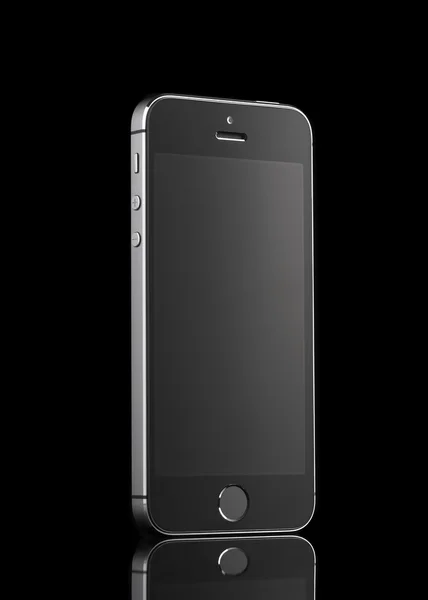Moscow, Rusland - 30 September 2013: Foto van een merk iphone 5s. iPhone 5s is een smartphone die ontwikkeld door Apple Inc. Het is onderdeel van de iPhoneLijn. — Stockfoto