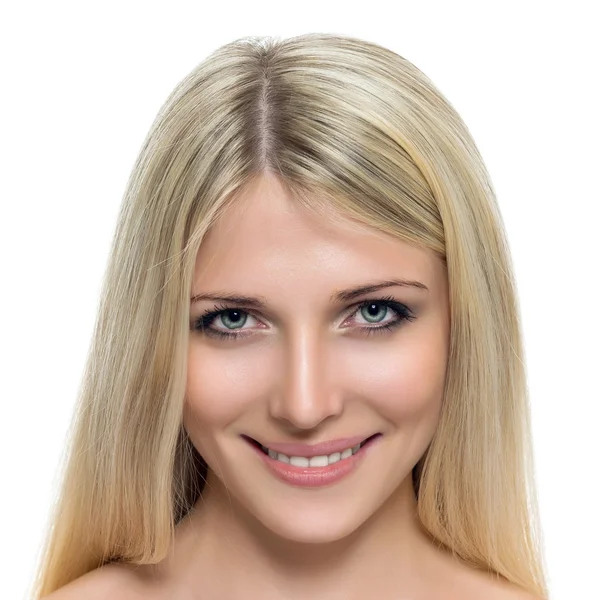 Adult woman with beautiful face — Stock Photo, Image