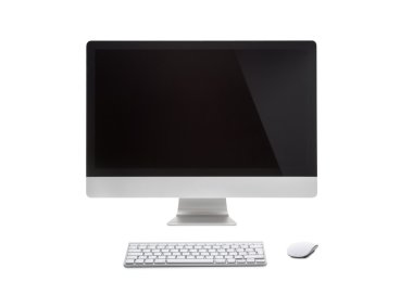 kablosuz klavye ve fare ile masaüstü bilgisayar