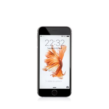 Moskova, Rusya - 06 Ekim 2015: Yeni iphone 6 s bir smartphon olan