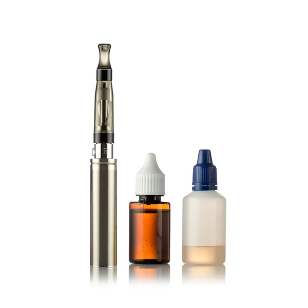 Electronic cigarettes isolated on white — Stock Photo, Image