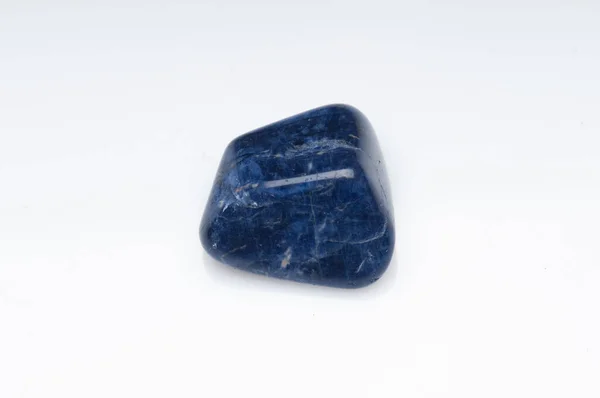 Sodalite Natural Sobre Fundo Branco — Fotografia de Stock