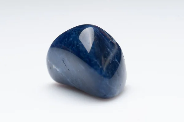 Sodalite Naturale Sfondo Bianco — Foto Stock