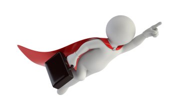 3d small people - Super manager