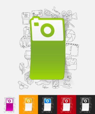 Fotoğraf kağıt etiketleri