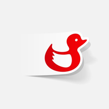 Kırmızı ördek simgesi