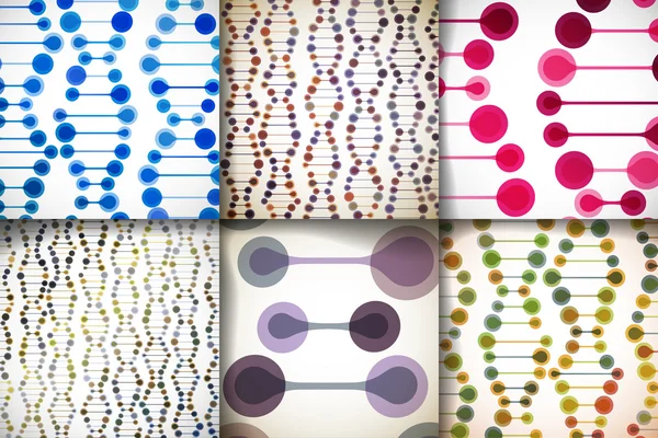 Estruturas abstratas do DNA — Vetor de Stock