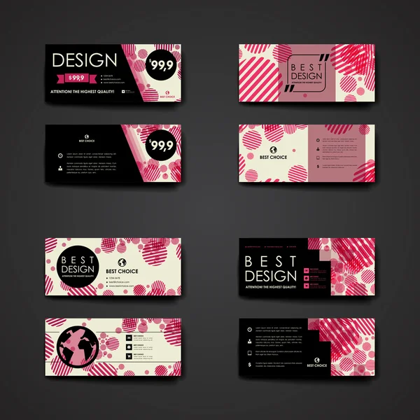 Modern ontwerp banners sjablonen — Stockvector