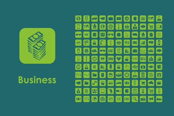 Business einfache Symbole — Stockvektor