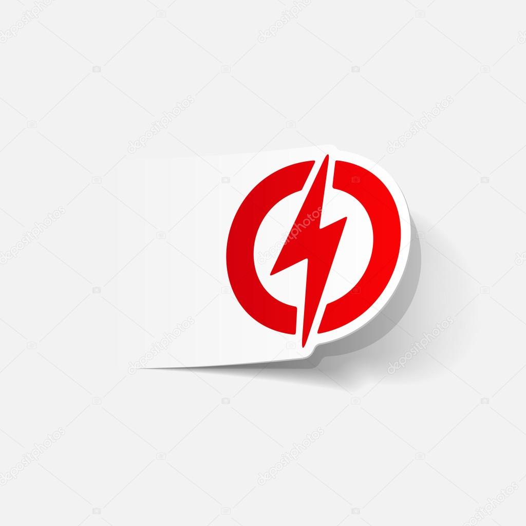 Red lightning bolt icon Stock Vector by ©Palau83 101098306
