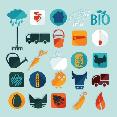 Tarım simgeleri kümesi