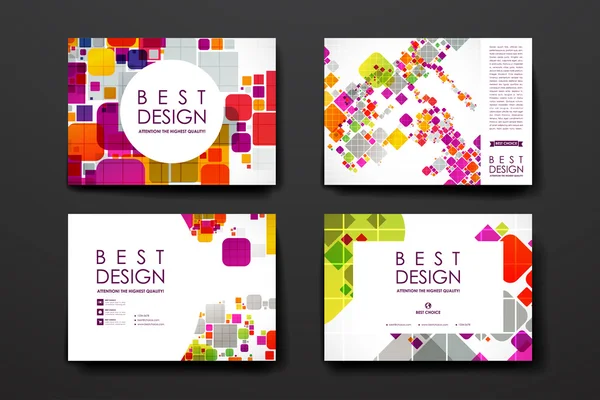 Conjunto de banners de design moderno —  Vetores de Stock