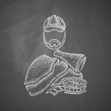 çizilmiş yönetmen simgesi