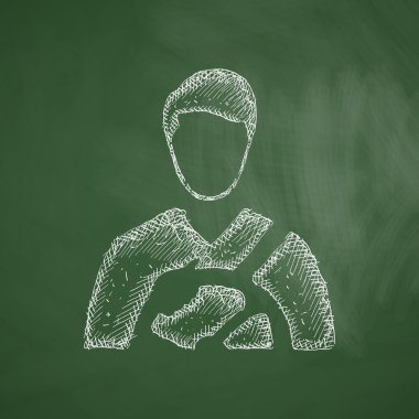 çizilmiş sürücü simgesi