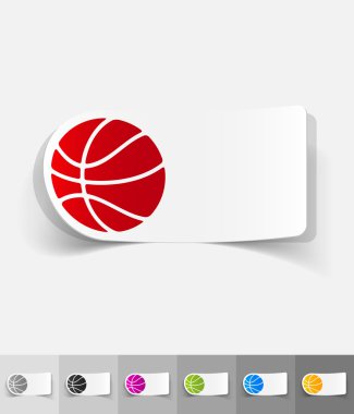 Basketbol gerçekçi tasarım