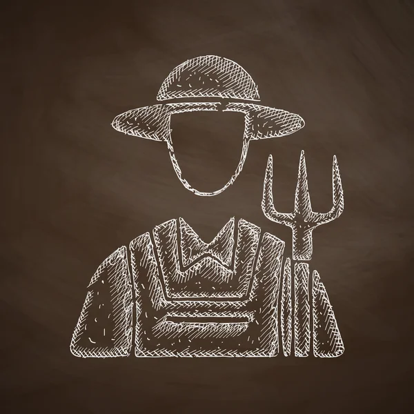 农民画的图标 — 图库矢量图片