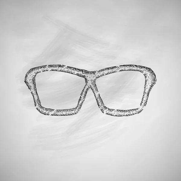 Stary okulary ikona — Wektor stockowy