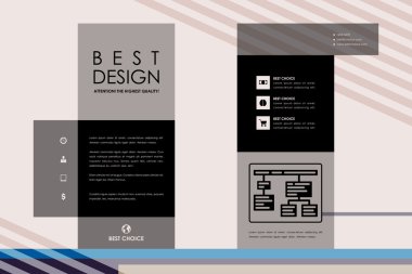 Dizi soyut tasarım şablonu