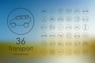 Taşıma simgeleri kümesi