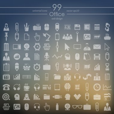 ofis simgeleri dizisi