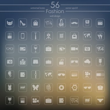 moda simgeleri dizisi