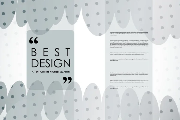 안내 책자, 포스터 디자인 서식 파일의 설정 — 스톡 벡터