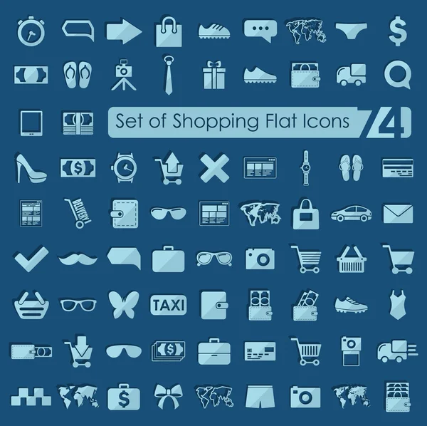 Set of shopping icons — Stock Vector