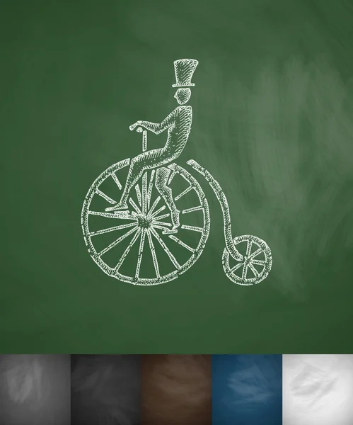 Penny farthing ikona — Wektor stockowy