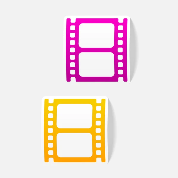 Realistic design element: film — Stock Vector