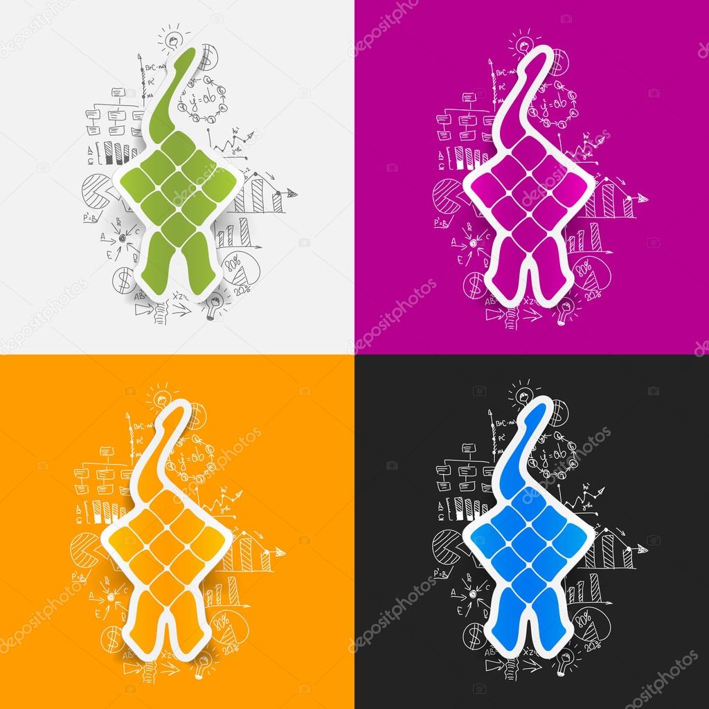 İş formülleri ketupat simgesi ile çizim — Stok Vektör © Palau83 104931344